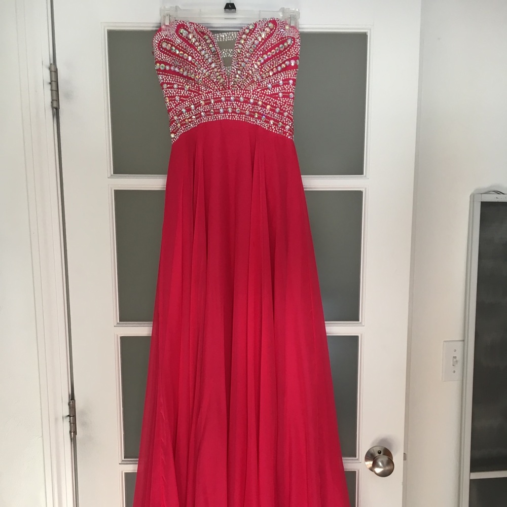 Coral prom dress size 00